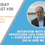 AI Today Podcast #30: Interview with MIT Professor Luis Perez-Breva — Contrary Perspectives on AI and MLInterview with MIT Professor Luis Perez-Breva — Contrary Perspectives on AI and MLAI Today Podcast #30: Interview with MIT Professor Luis Perez-Breva — Contrary Perspectives on AI and ML