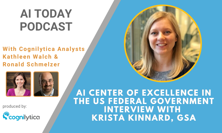 Podcast AI Center of Excellence in the US Federal Government Interview with Krista Kinnard, GSA